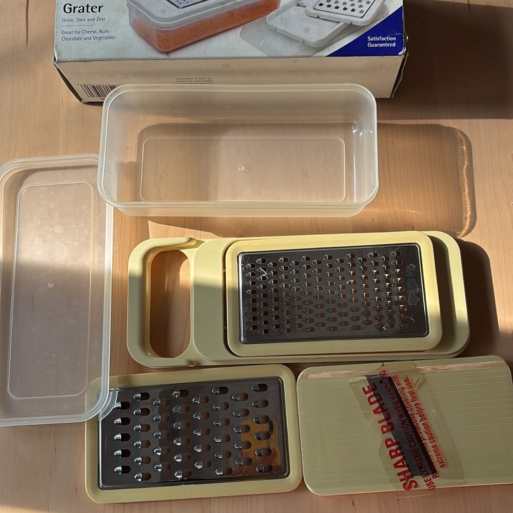 Multi-Function Grater with Storage Container - Picture 2 of 5